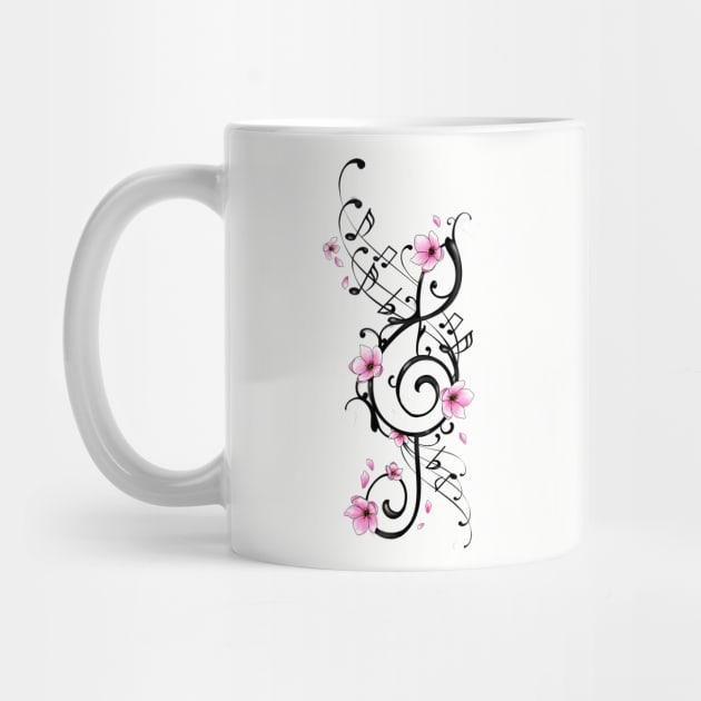 Treble clef by Mitalim